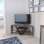 Hanah Home Soporte de TV Karin - Nogal y Negro